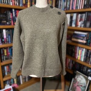 Molly Bracken Olive Crew Neck Sweater